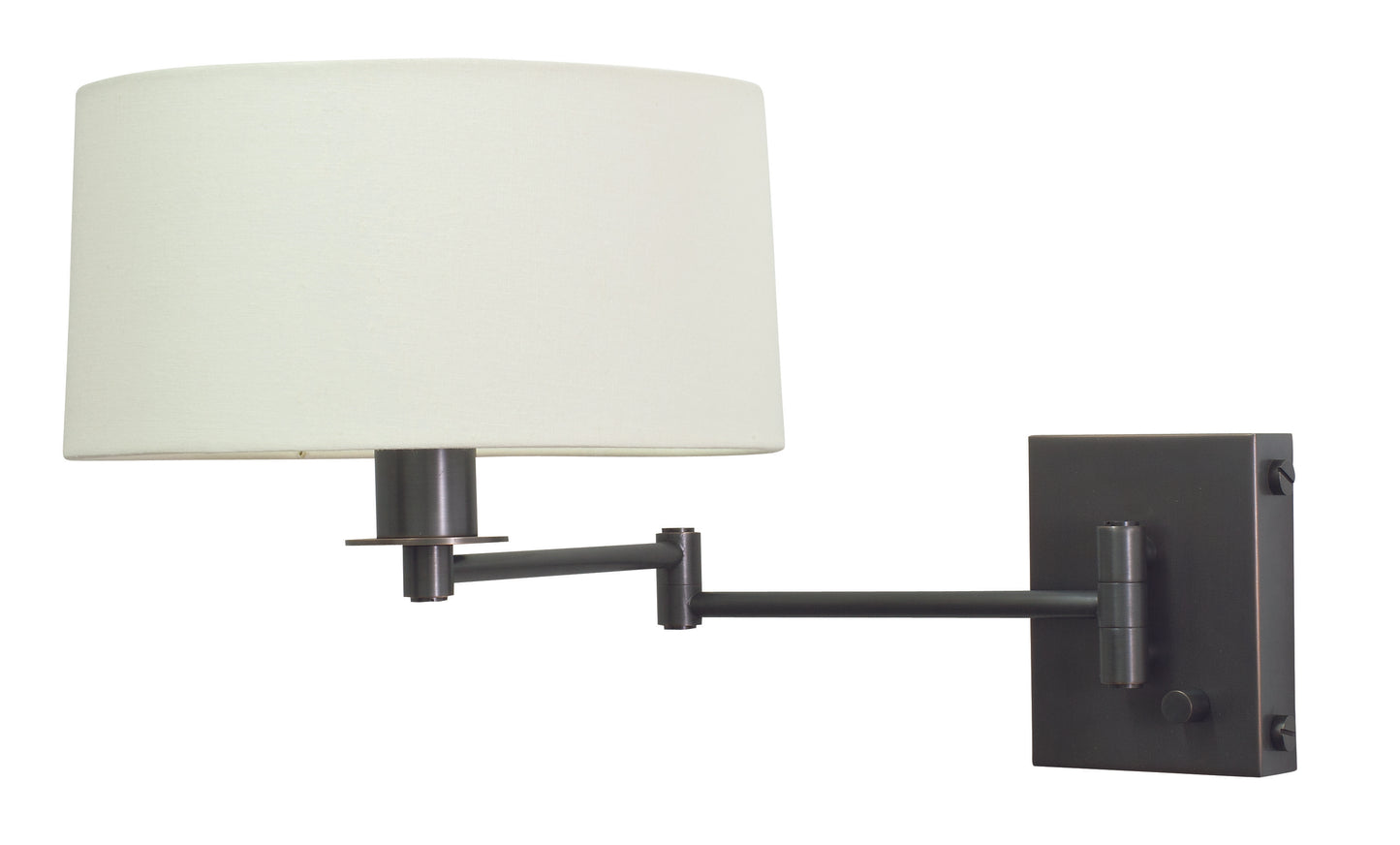 House of Troy Wall Swing Lamp in Oil Rubbed Bronze with Full Range Dimmer WS776-OB
