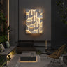 Finesse Decor Wall Decor Metal Frame Matte White