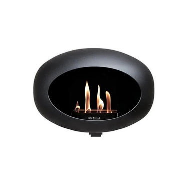 Dome Wall Black Fireplace by LE FEU