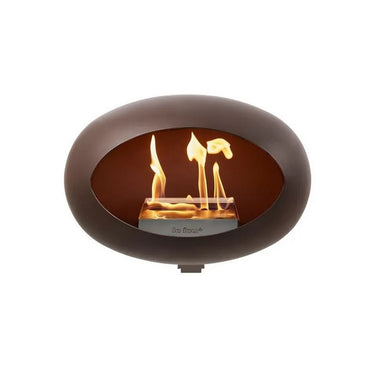 Dome Wall Mocca Fireplace by LE FEU