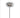 Dome White Ground Steel High Fireplace by LE FEU