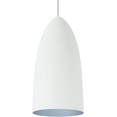 Rubberized White/Blue Signal Mini by Visual Comfort, a closer look