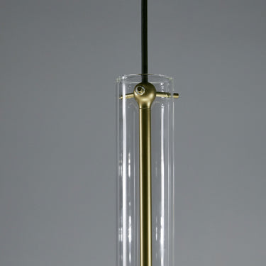 Close-up detail of the Penta Wonder pendant glass and metal cap
