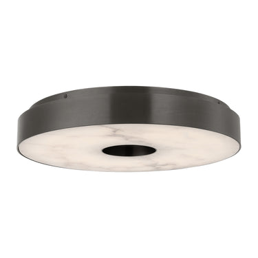 Artistic Bronze LED ceiling fixture, 18-inch Wyllis design, residential lighting.