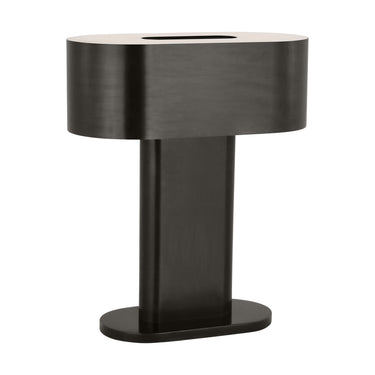 Dark bronze table lamp with touch dimmer, Wyllis by Visual Comfort Modern