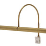 House of Troy Slim-Line XL 24" Antique Brass Plug-In Picture Lights