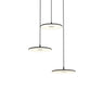 Koncept Yurei Circular 3 Pendant Light Matte Black No Lamp Shade