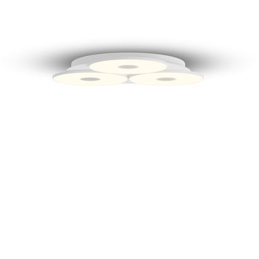 Koncept Yurei Circular 3 Pendant Light Matte White No Lamp Shade