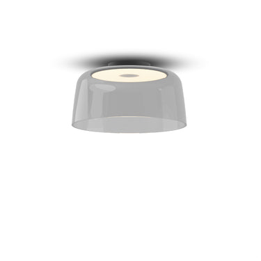 Koncept Yurei Pendant Light Matte Black 14" Acrylic Shade Clear