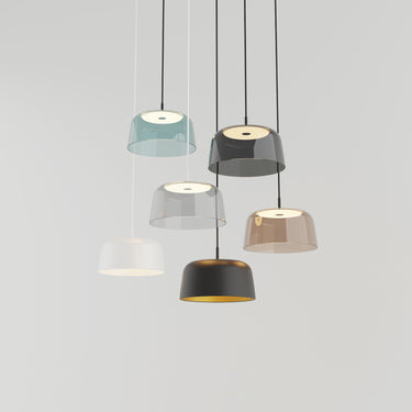 Koncept Yurei Pendant Light Matte White 14" Metal Shade Matte White