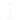 Yurei Table Lamp – Matte White, No Shade (Lamp Only)