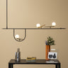 Artemide Yanzi SC1 LED Linear Suspension Light for modern residential dining rooms and commercial spaces