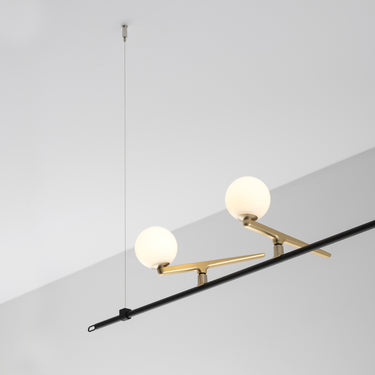 Sculptural Yanzi SC1 LED chandelier for stylish home kitchens and sophisticated retail stores