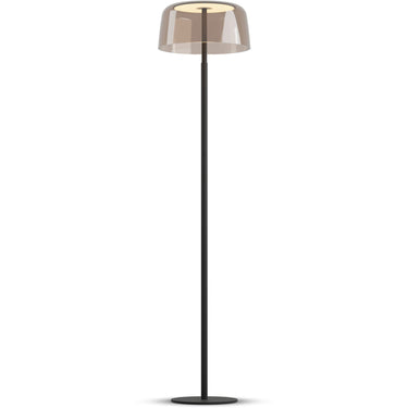 Yurei LED Floor Lamp with aluminum base and plexiglass shade for interiors
