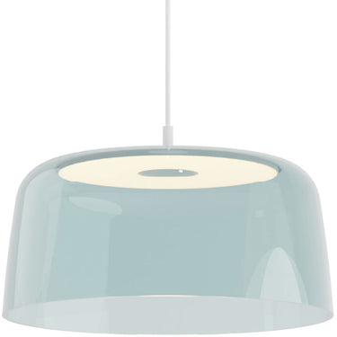 Pendant ceiling light with low-voltage dimmer and warm ambient 3000K glow