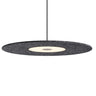 Yurei acoustic panel LED pendant light in matte white by Koncept