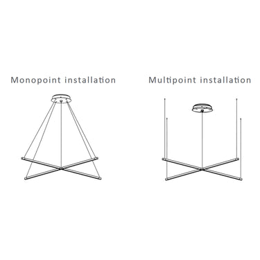 Contemporary aluminum and polycarbonate LED ceiling fixture by Koncept