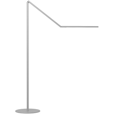 Z-Bar Gen 4 LED lamp with its 10-foot power cord and a brushed nickel finish in a corporate hotel room.