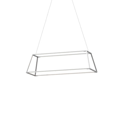 Long 56.2-inch Z-Bar Rise LED light over a modern conference table or office workspace.