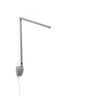 Koncept Z-Bar Solo Pro LED Desk Lamp Gen 4 Silver Wall Mount