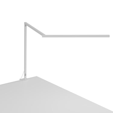 Z-Bar Gen 4 LED Desk Lamp – Matte White, Daylight 5,000K, Two-Piece Desk Clamp