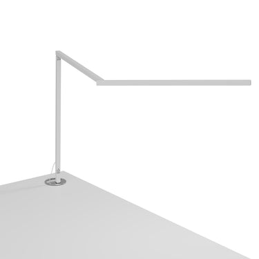 Z-Bar Gen 4 LED Desk Lamp – Matte White, Daylight 5,000K, Grommet Mount