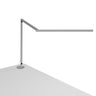 Koncept Z-Bar Pro LED Desk Lamp Gen 4 Silver Grommet Mount