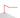 Koncept Z-Bar Mini Desk Lamp Gen 4 Warm Light Matte Orange Grommet Mount