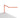 Koncept Z-Bar Mini Desk Lamp Gen 4 Warm Light Matte Orange Through-Table Mount