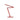 Z-Bar Mini Gen 4 LED Desk Lamp – Matte Red, Warm White 3,500K, Desk Base