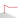 Koncept Z-Bar Mini Desk Lamp Gen 4 Warm Light Matte Red Through-Table Mount