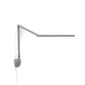Koncept Z-Bar Mini Desk Lamp Gen 4 Warm Light Silver Wall Mount