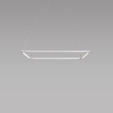 Koncept Z-Bar Pendant Medium Square Soft Warm Matte White 26" x 26"