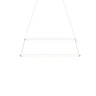 Koncept Z-Bar Pendant Rise Small Rectangle Soft Warm Matte White 40" x 14" x 12"