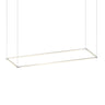 Koncept Z-Bar Pendant Large Rectangle Silver 16" 48" Light Bars