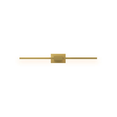 Koncept Z-Bar Wall Sconce Soft Warm Gold 24" Center Mount