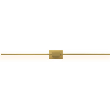 Koncept Z-Bar Wall Sconce Soft Warm Gold 36" Center Mount