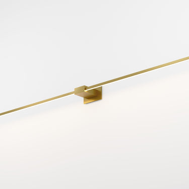 Koncept Z-Bar Wall Sconce Soft Warm Gold 60" Center Mount