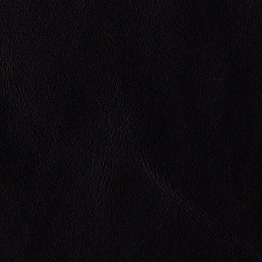 Black leather upholstered lounge chair with gold metal frame for living room