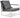 Stylish Zara modern armchair brown leather upholstery stainless steel base living room