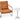 Soho Concept Zara armchair caramel Italian PPM upholstered seat with brushed stainless steel base detail