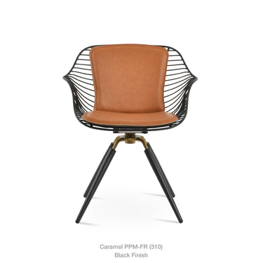 Zebra Carrot Swivel Armchair by SohoConcept - New