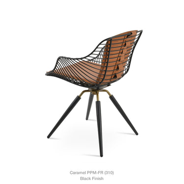 Zebra Carrot Swivel Armchair by SohoConcept - New