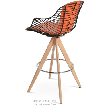 Zebra Pyramid MW Stools by SohoConcept - New