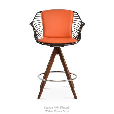 Zebra Pyramid MW Stools by SohoConcept - New