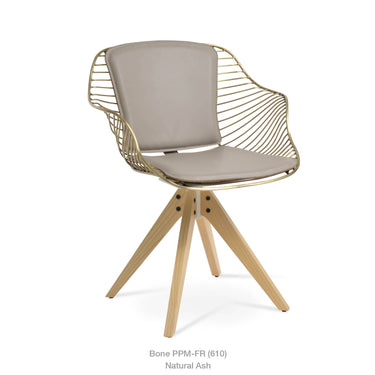 Zebra Pyramid Swivel Armchair by SohoConcept - New