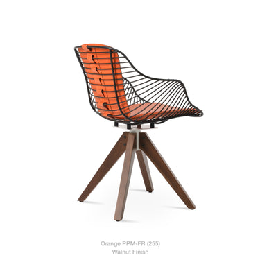 Zebra Pyramid Swivel Armchair by SohoConcept - New