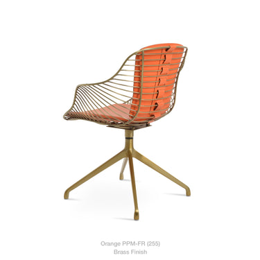 Zebra Spider Swivel Armchair by SohoConcept - New