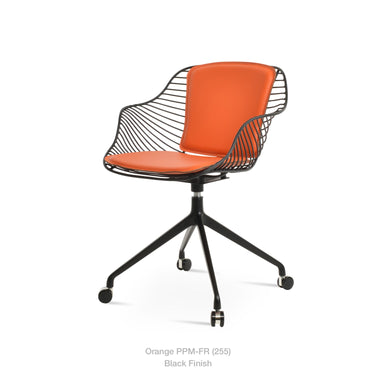 Zebra Spider Swivel Armchair by SohoConcept - New