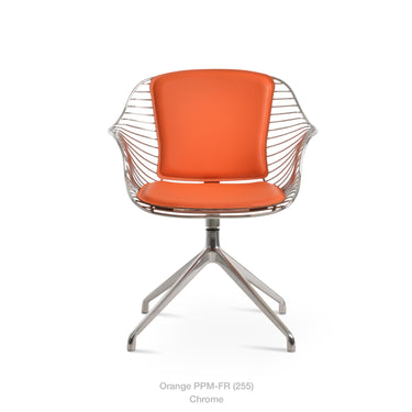 Zebra Spider Swivel Armchair by SohoConcept - New